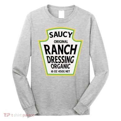 Saucy Original Ranch Dressing Costume Long Sleeve Shirt