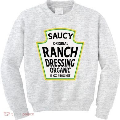 Saucy Original Ranch Dressing Costume Kids Sweatshirt
