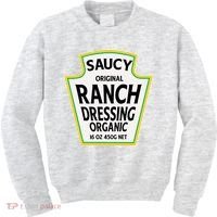 Saucy Original Ranch Dressing Costume Kids Sweatshirt thumb 0
