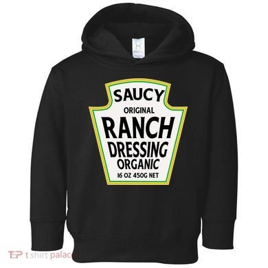 Saucy Original Ranch Dressing Costume Toddler Hoodie
