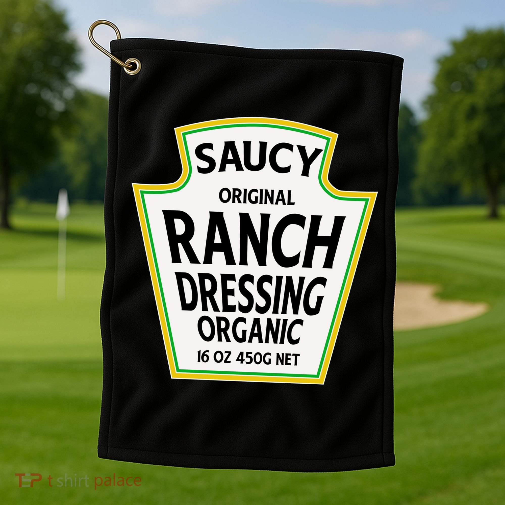 Saucy Original Ranch Dressing Costume Golf Towel