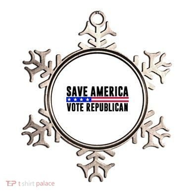 Save America Vote Republican Vintage Ornament