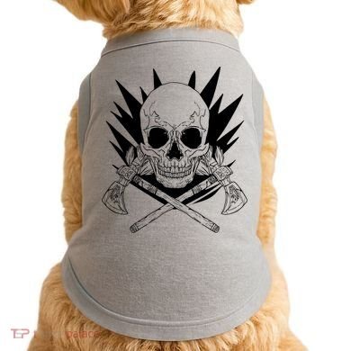 Skull Axe Vintage Doggie Tank