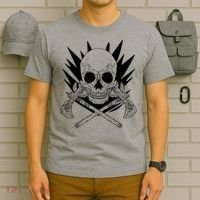 Skull Axe Vintage T-Shirt thumb 6