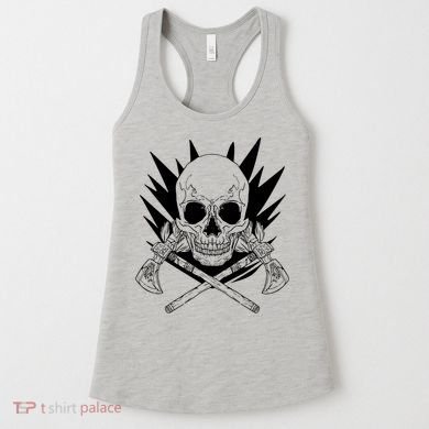 Skull Axe Vintage Women's Tank Top