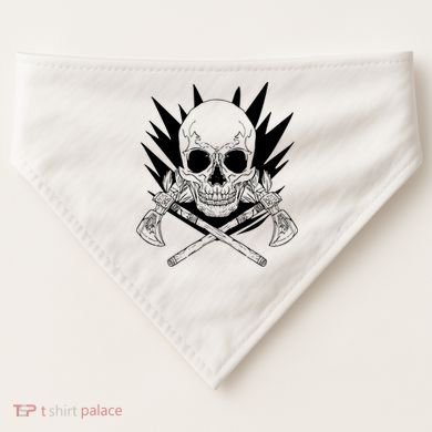 Skull Axe Vintage USA-Made Doggie Bandana