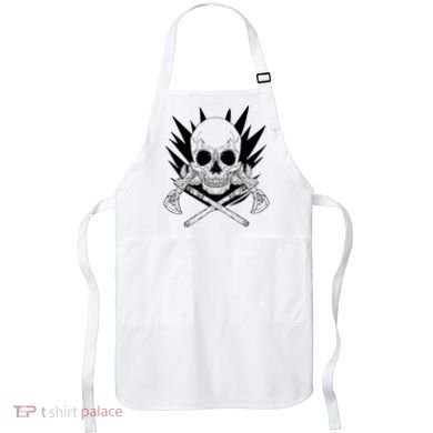 Skull Axe Vintage Apron