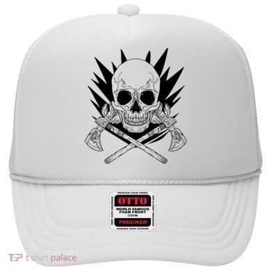 Skull Axe Vintage Hat