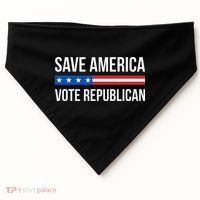 Save America Vote Republican USA-Made Doggie Bandana thumb 0