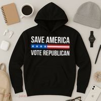 Save America Vote Republican Hoodie thumb 3