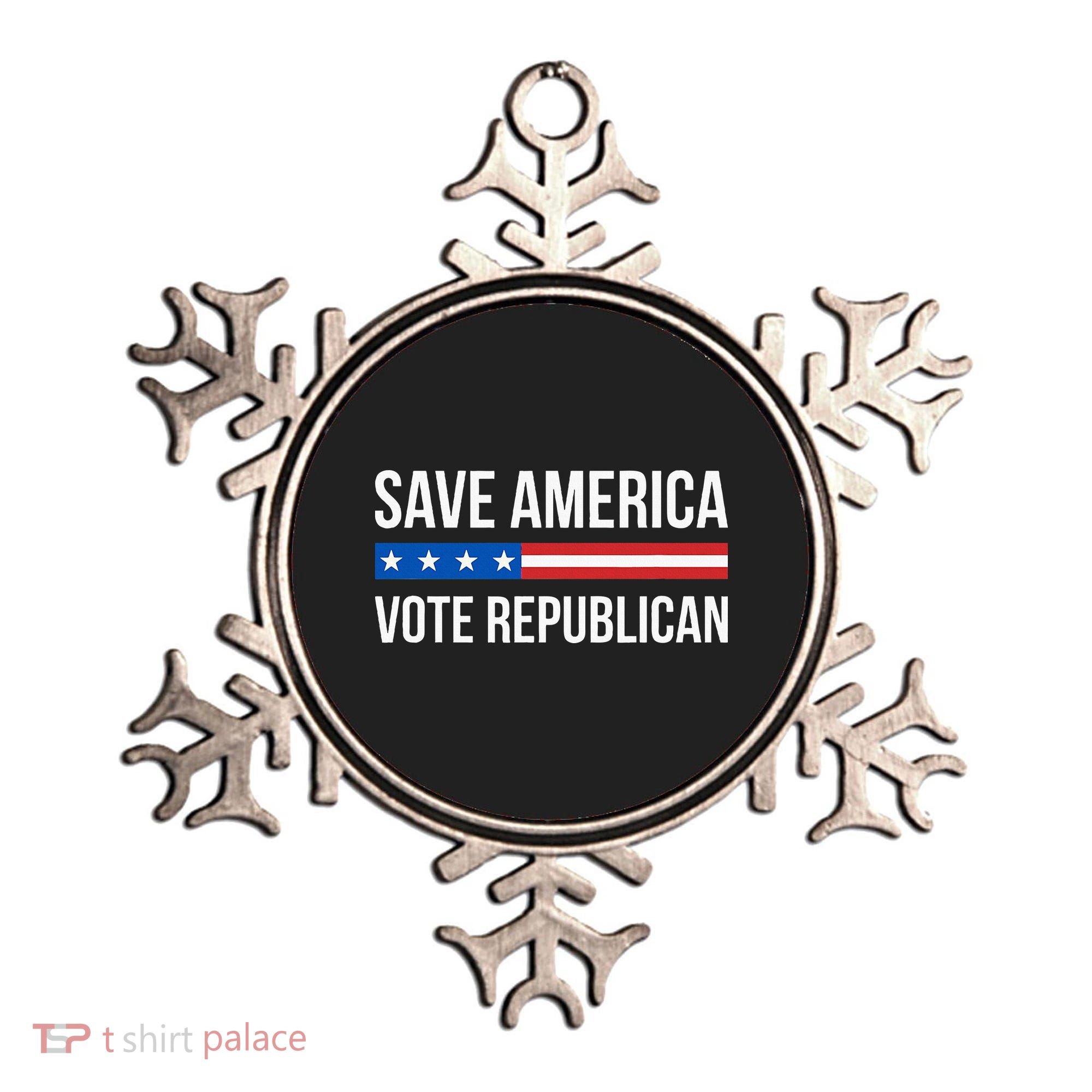 Save America Vote Republican Ornament