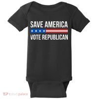 Save America Vote Republican Baby Bodysuit thumb 0