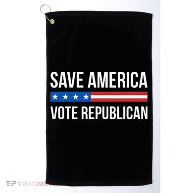 Save America Vote Republican Golf Towel