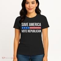 Save America Vote Republican Women's T-Shirt thumb 4