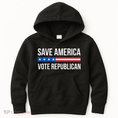 Save America Vote Republican Kids Hoodie