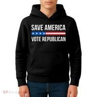 Save America Vote Republican Kids Hoodie thumb 4