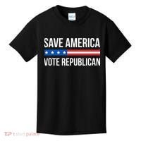 Save America Vote Republican Kids T-Shirt thumb 0