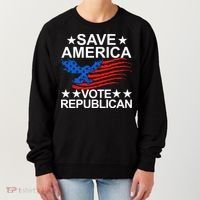 Save America Vote Republican Proud Conservative American Women's Sweatshirt thumb 0