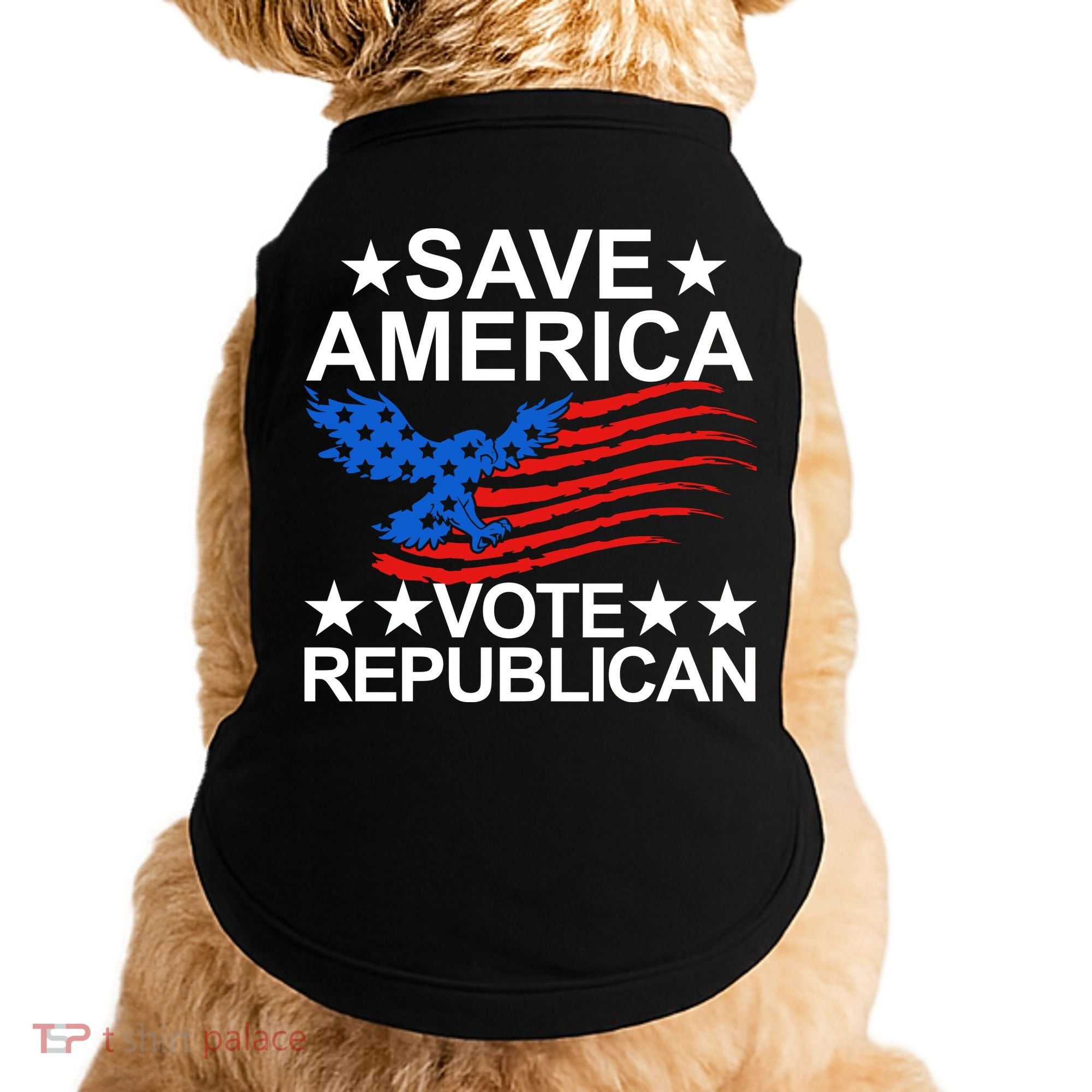 Save America Vote Republican Proud Conservative American Doggie Tank