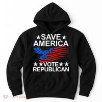 Save America Vote Republican Proud Conservative American Hoodie thumb 0