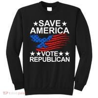 Save America Vote Republican Proud Conservative American Sweatshirt thumb 0