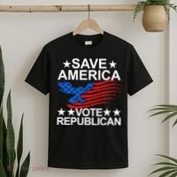 Save America Vote Republican Proud Conservative American T-Shirt thumb 2