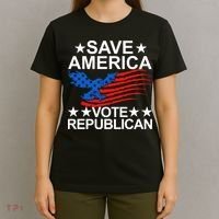 Save America Vote Republican Proud Conservative American T-Shirt thumb 4