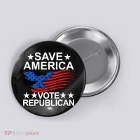 Save America Vote Republican Proud Conservative American Button thumb 0