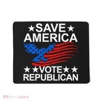 Save America Vote Republican Proud Conservative American Mousepad thumb 0