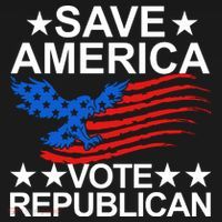 Save America Vote Republican Proud Conservative American Mousepad thumb 1