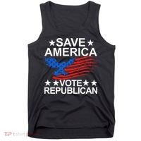 Save America Vote Republican Proud Conservative American Tank Top thumb 0