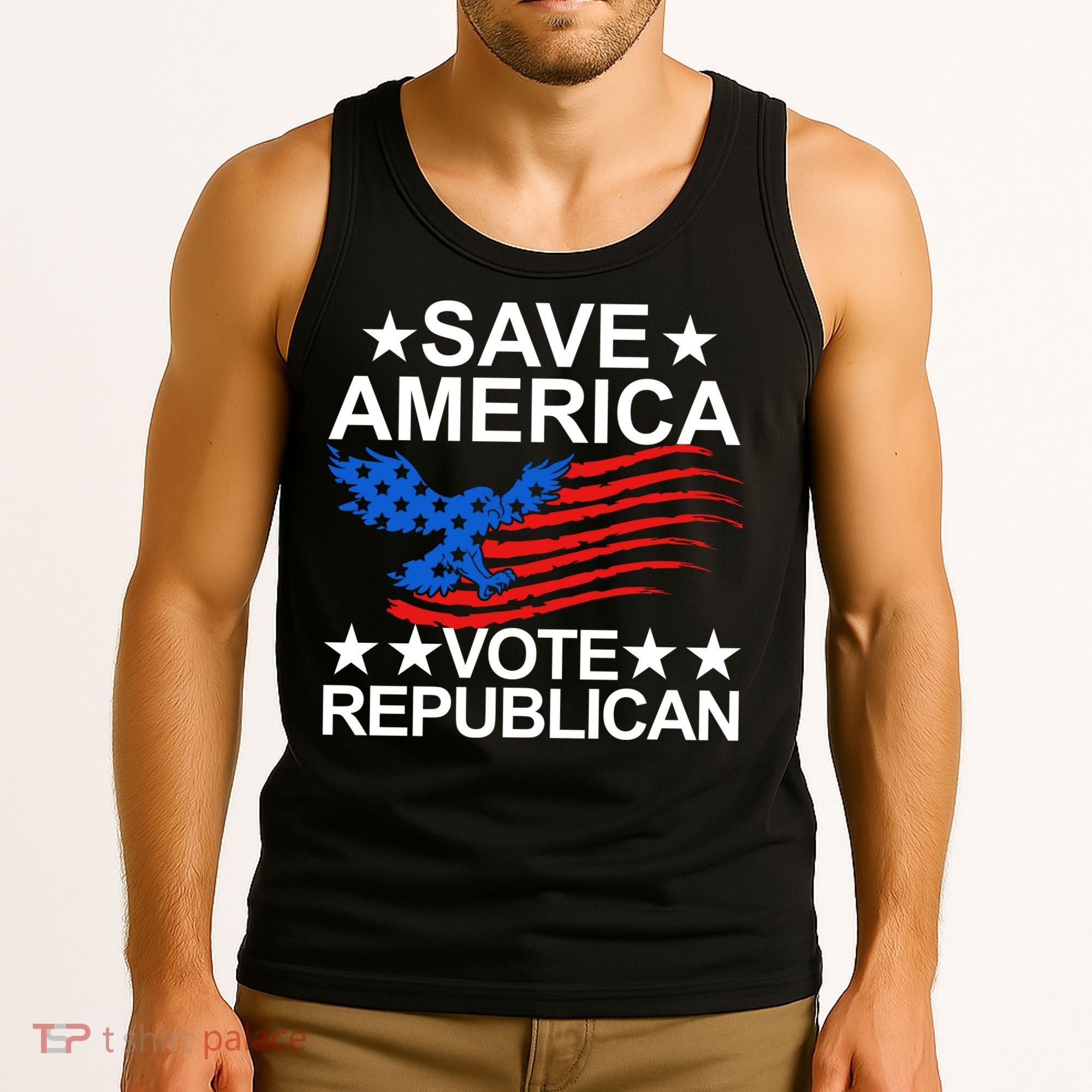 Save America Vote Republican Proud Conservative American Tank Top
