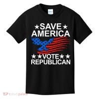 Save America Vote Republican Proud Conservative American Kids T-Shirt thumb 0