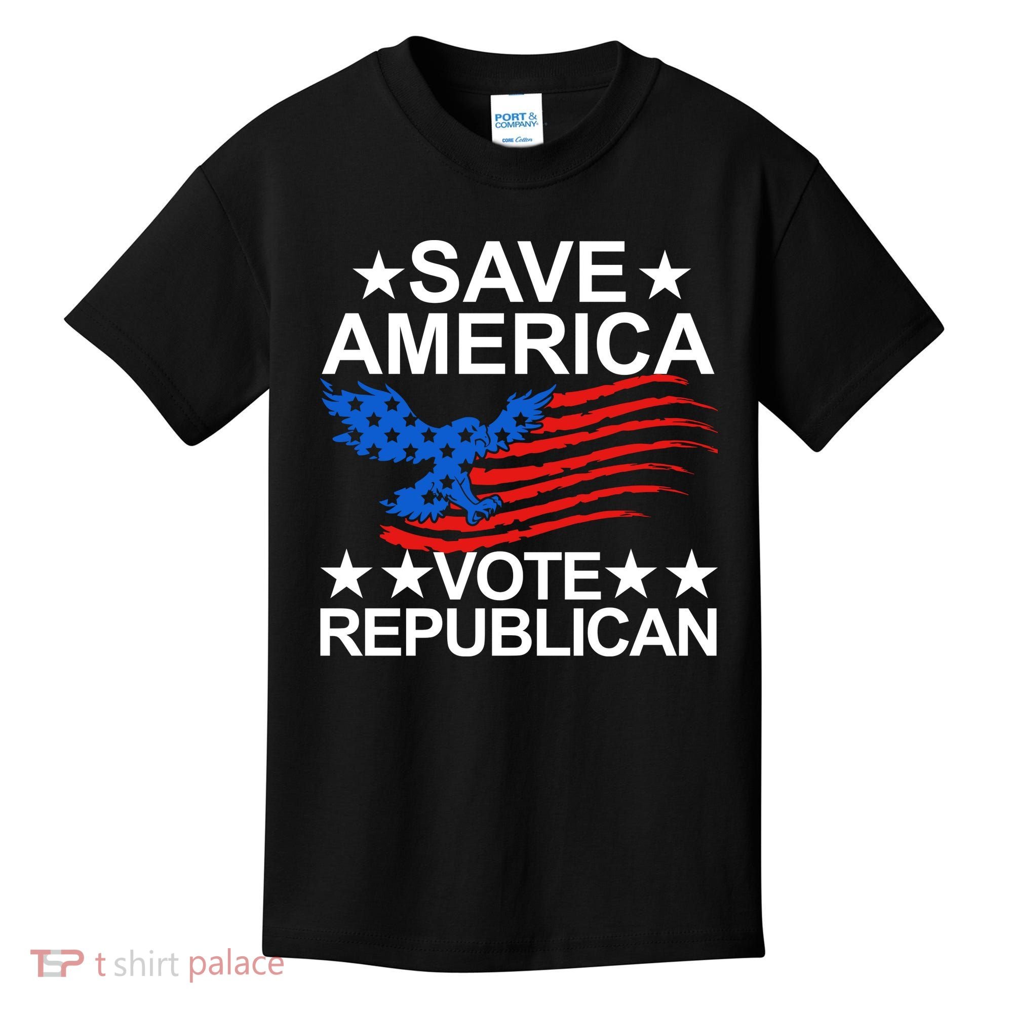 Save America Vote Republican Proud Conservative American Kids T-Shirt