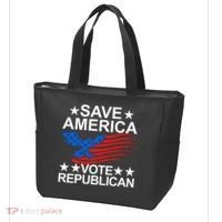 Save America Vote Republican Proud Conservative American Tote Bag thumb 3