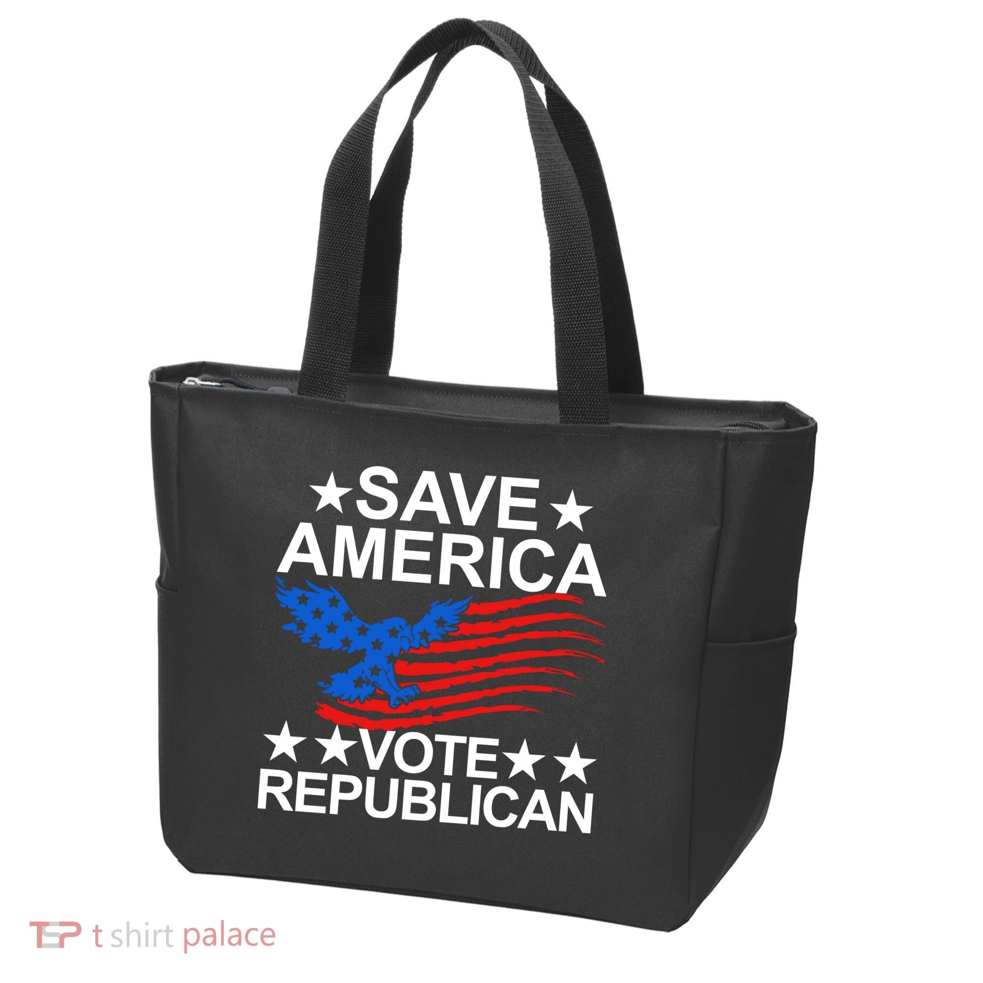 Save America Vote Republican Proud Conservative American Tote Bag