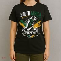 South Africa Vintage Soccer Player Football National T-Shirt thumb 4