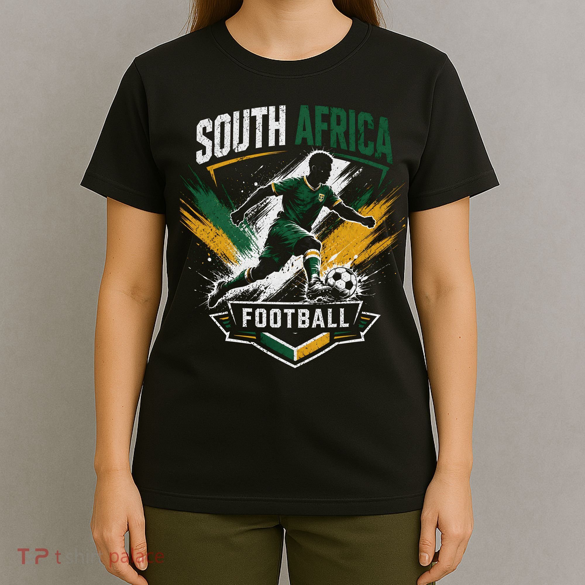 South Africa Vintage Soccer Player Football National T-Shirt