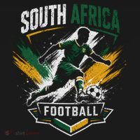 South Africa Vintage Soccer Player Football National T-Shirt thumb 7