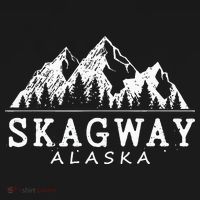 Skagway Alaska Vintage Mountains Nature Souvenir T-Shirt thumb 7