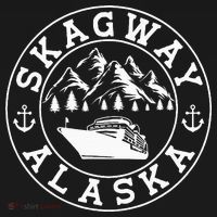 Skagway Alaska Vacation Souvenir And Cruise Gifts T-Shirt thumb 7