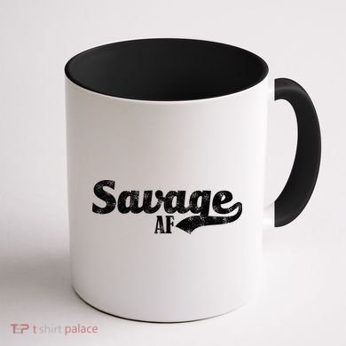 Savage AF Coffee Mug back