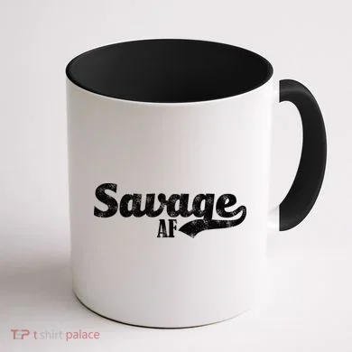 Savage AF Coffee Mug back