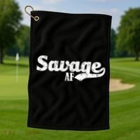 Savage AF Golf Towel thumb 1
