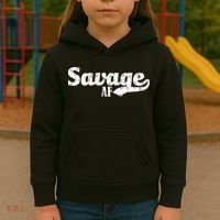 Savage AF Kids Hoodie thumb 3
