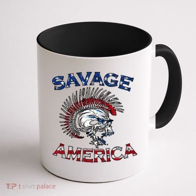 Savage America Coffee Mug back