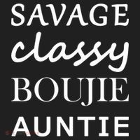 Savage Classy Bougie Auntie Funny Aunt Beanie thumb 2