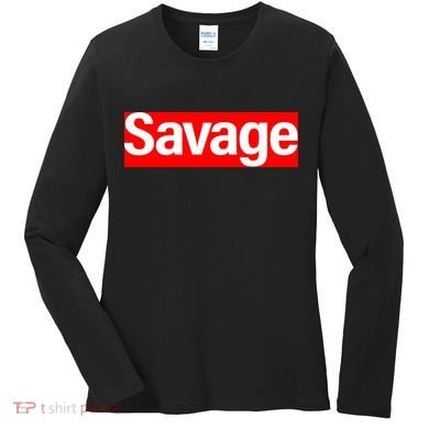 Savage Logo Women's Long Sleeve Shirt