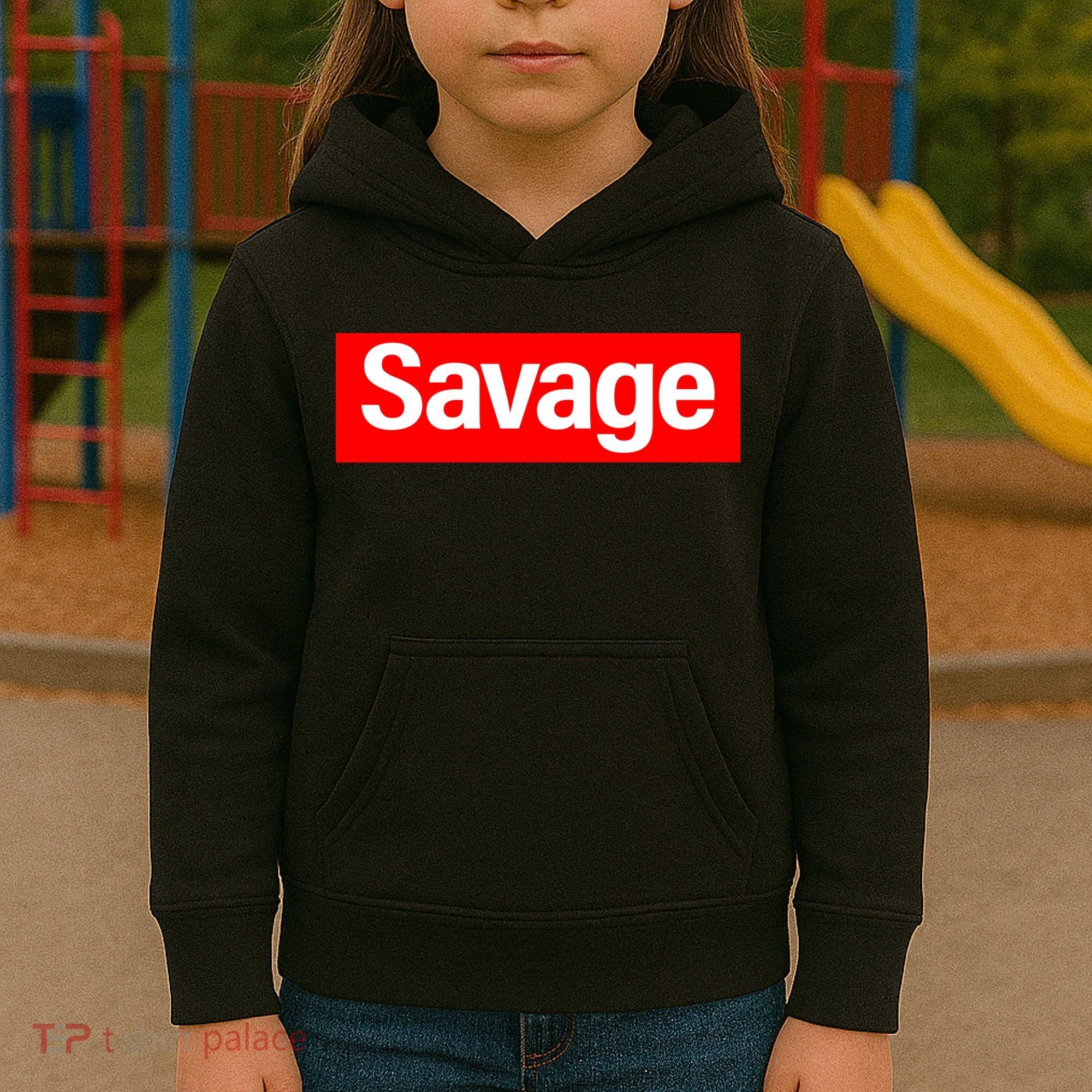 Savage Logo Kids Hoodie