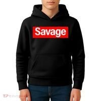 Savage Logo Kids Hoodie thumb 4
